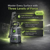Senkai Impreza High Pressure Washer 1600W, 130 Bar Powerful Motor | Portable Car & Bike Washer with Spray Gun & Adjustable Nozzle | Ideal for Home Cleaning, Patio, Garden & Outdoor Use
