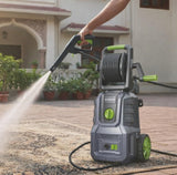 Senkai Impreza MAXX High Pressure Car Washer Pump(with Pressure Adjustment) | 1800 Watts Motor,140 Bar Pressure | 7.0L/Min Flow Rate | 8m Outlet Hose Upright Design with Wheels Car Cleaning Purpose